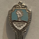 Yellowstone National Park Geyser collectable Souvenir Spoon PB