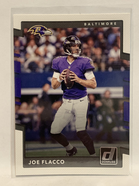 #22 Joe Flacco Baltimore Ravens 2017 Donruss Football Card