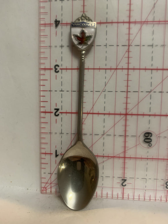 Vancouver BC Maple Leaf Souvenir Spoon