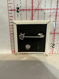 Through the looking glass Lewis Carrol Button Pinback