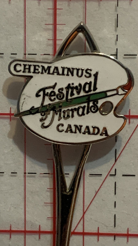 Chemainus Festival of Murals Canada British Columbia   Souvenir Spoon