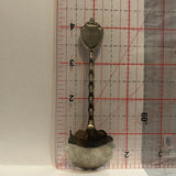 Eckville Alberta Wild Rose collectable Souvenir Spoon PB