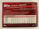 #132 Randal Grichuk St Louis Cardinals 2017 Topps Series One Baseball Card