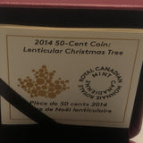 2014 50 Cent Coin Lenticular Christmas Tree 15065/20000