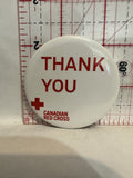Thank You Canadian Red Cross Button Pinback