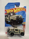 Tan '67 Jeepster Commando Earle Motors HW Hot Trucks 2/10 94/250 HKJ02 2021 Hot Wheels Diecast Car