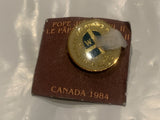 Papel Visit Canada 1984 Lapel Hat Pin CR