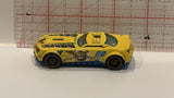 Yellow Barbaric N4031 Hot Wheels Toy Diecast Car