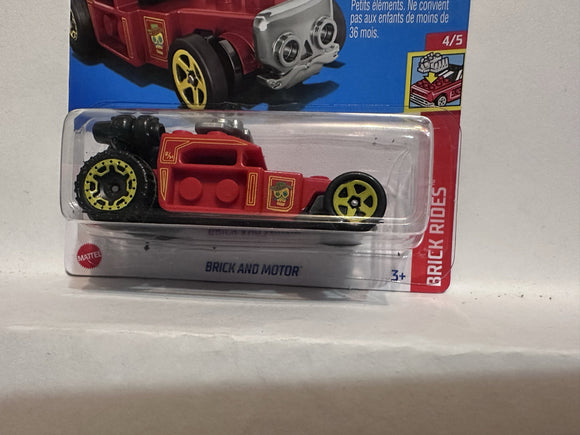 Red Brick and Motor Brick Rides 4/5 104/250 HKG37 2021 Hot Wheels Diecast Car