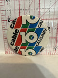 Cable 10 Calgary TV Button Pinback
