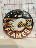 Calgary Flames NHL Hockey Button Pinback