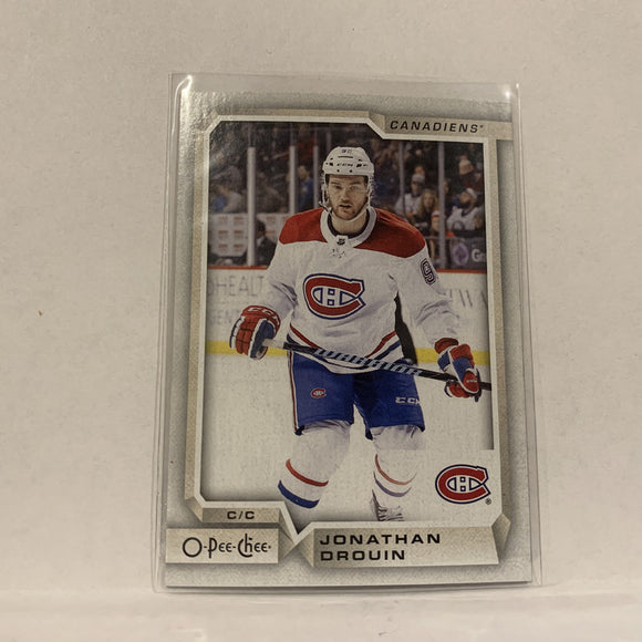 #405 Jonathan Drouin Montreal Canadiens   2018-19 O-Pee-Chee Hockey Card A2A