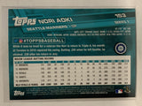 #153 Nori Aoki Seattle Mariners 2017 Topps Series One Baseball Card