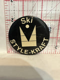 Ski Style-Kraft Button Pinback