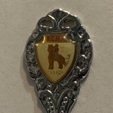 Chitek Lake Saskatchewan RCMP Canada collectable Souvenir Spoon PC