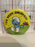I've Been Smurfed Smurfs Peyo Button Pinback