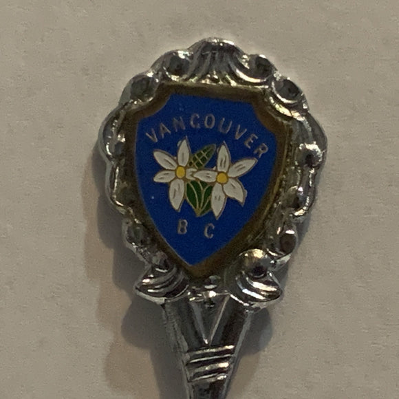 Gastown Vancouver BC Dogwood Flower collectable Souvenir Spoon PC