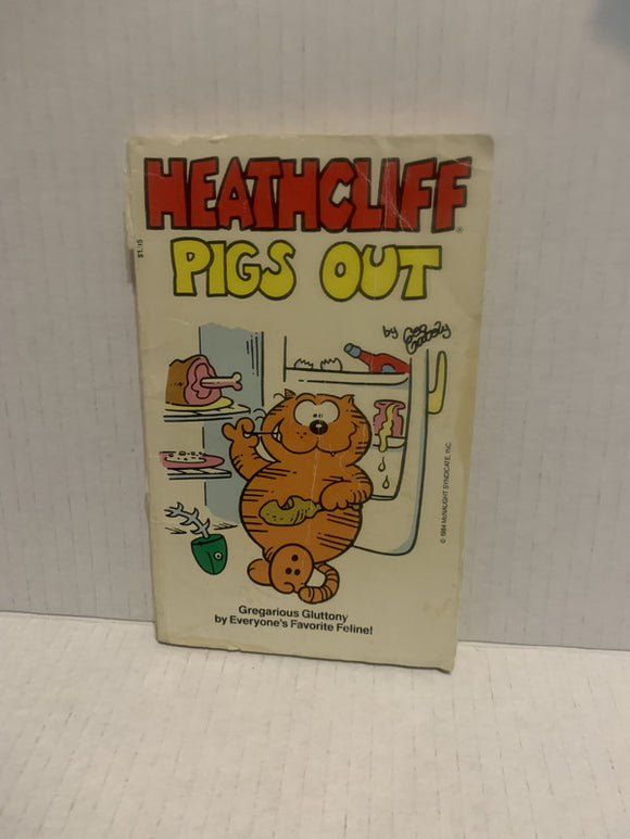 Heathcliff Pigs Out Aug 1984 Comic Digest