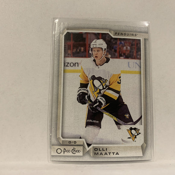 #333 Olli Maatta Pittsburgh Penguins   2018-19 O-Pee-Chee Hockey Card A2B