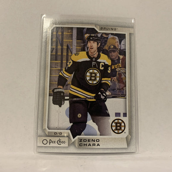 #362 Zdeno Chara Boston Bruins   2018-19 O-Pee-Chee Hockey Card A2B