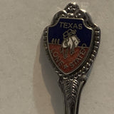Texas Lone Star State Rodeo collectable Souvenir Spoon PC