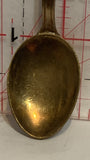 three Crown Emblem Chipped   Souvenir Spoon