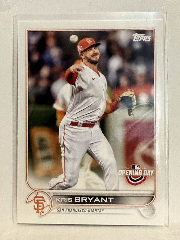 #10 Kris Bryant San Francisco Giants 2022 Topps Opening Day Baseball Card