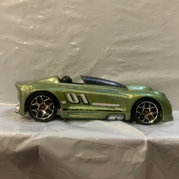 Green Monoposto Hot Wheels Loose Diecast Car 1/64 HJ