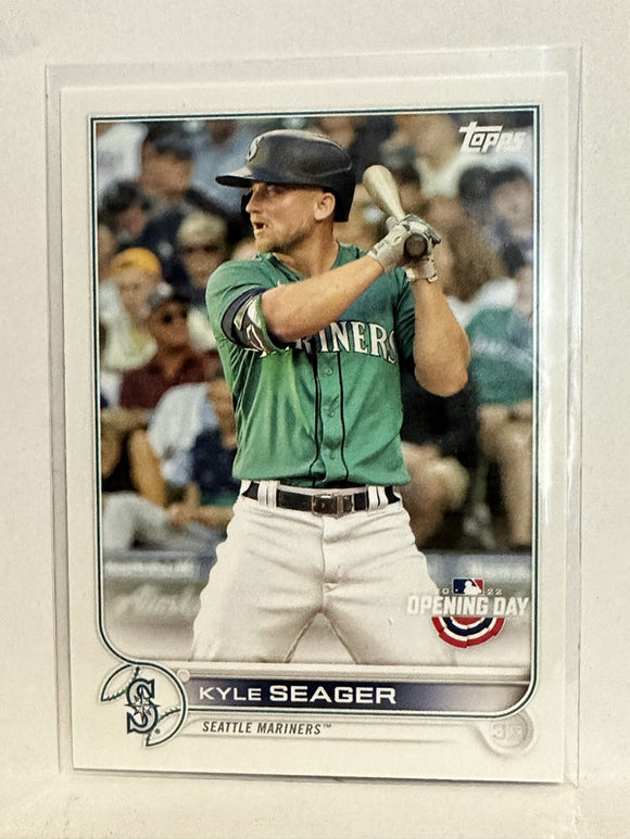 #154 Kyle Seager Seattle Mariners 2022 Topps Opening Day Baseball Card
