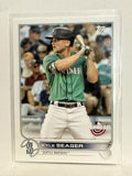 #154 Kyle Seager Seattle Mariners 2022 Topps Opening Day Baseball Card