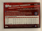#313 Robbie Grossman Minnesota Twins 2017 Topps Series One Baseball Card
