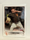 #156 Sammy Long Rookie San Francisco Giants 2022 Topps Opening Day Baseball Card