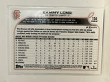 #156 Sammy Long Rookie San Francisco Giants 2022 Topps Opening Day Baseball Card