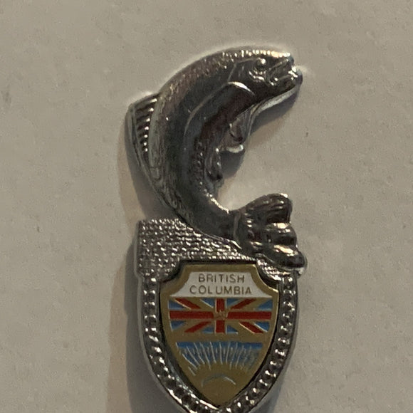 Terrace BC Salmon BC Crest Emblem collectable Souvenir Spoon PC
