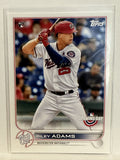 #83 Riley Adams Rookie Washington Nationals 2022 Topps Opening Day Baseball Card