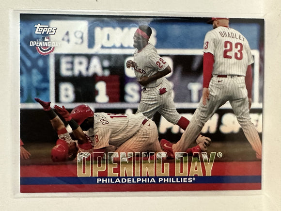 #OD-5 Team Card  Philadelphia Phillies 2022 Topps Opening Day Baseball Card