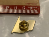Waving USA American Flag Lapel Hat Pin CS