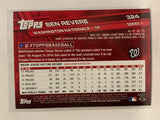 #324 Ben Revere Washington Nationals 2017 Topps Series One Baseball Card