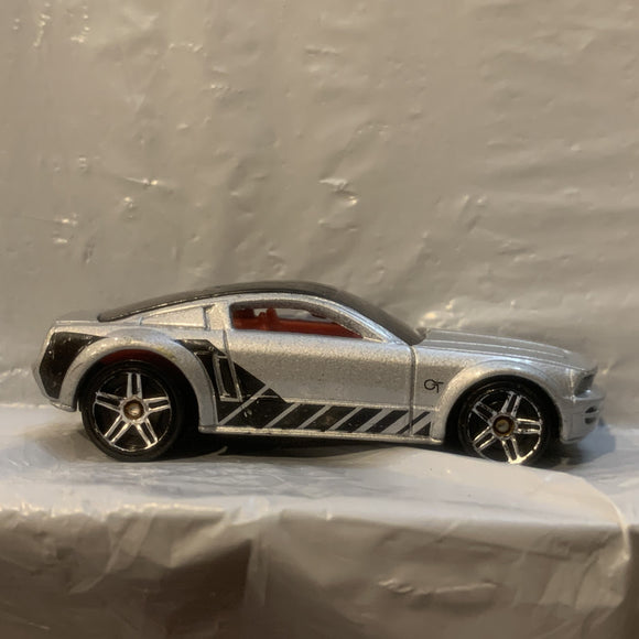 Silver GT Concept Mustang Hot Wheels Loose Diecast Car 1/64 HJ