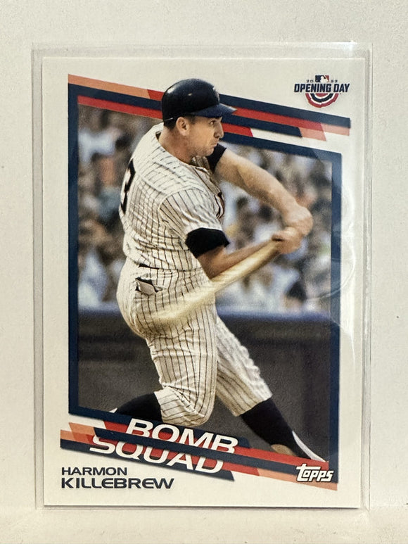 #BS-2 Harmon Killebrew Minnesota Twins 2022 Topps Opening Day Baseball Card