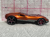 Orange Cul8r 2006 Mcdonalds Hot Wheels Diecast Car