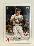 #125 Stuart Fairchild Rookie Arizona Diamondbacks 2022 Topps Opening Day Baseball Card