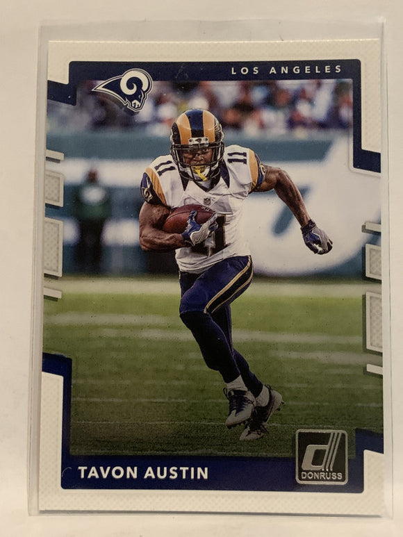 #138 Tavon Austin Los Angeles Rams 2017 Donruss Football Card