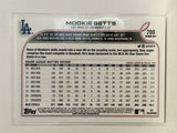 #200 Mookie Betts Los Angeles Dodgers 2022 Topps Opening Day Baseball Card