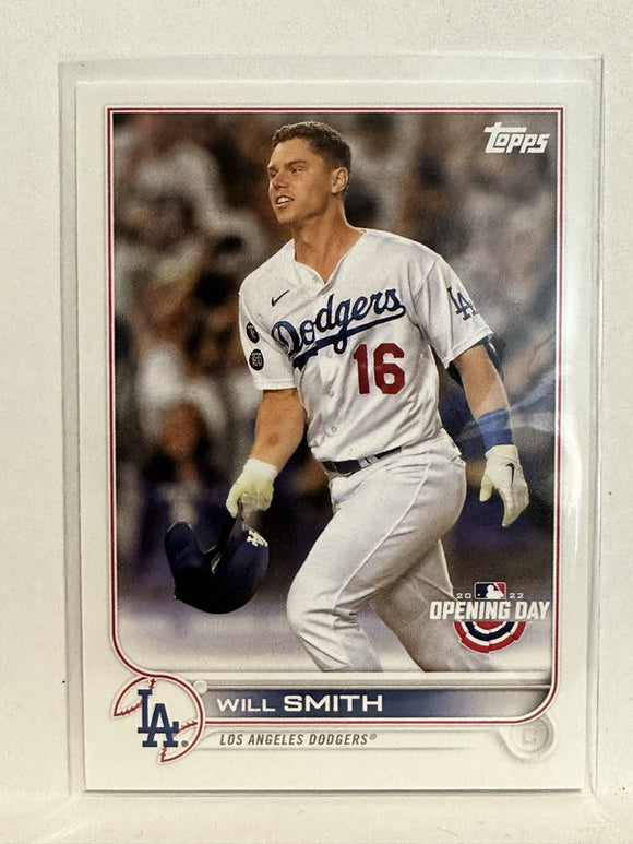 #205 Will Smith Los Angeles Dodgers 2022 Topps Opening Day Baseball Card