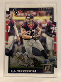 #182 C.J. Fiedorowicz Houston Texans 2017 Donruss Football Card