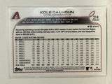 #214 Kole Calhoun Arizona Diamondbacks 2022 Topps Opening Day Baseball Card