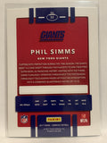 #23 Phil Simms New York Giants 2017 Donruss Football Card