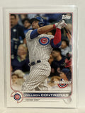 #55 Willson Contreras Chicago Cubs 2022 Topps Opening Day Baseball Card