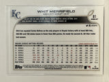 #81 Whit Merrifield Kansas City Royals 2022 Topps Opening Day Baseball Card